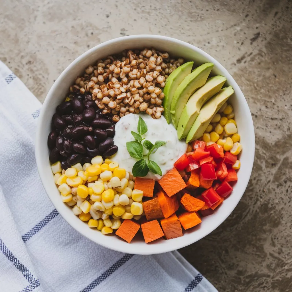 Lentil and Vegetable Power Bowl