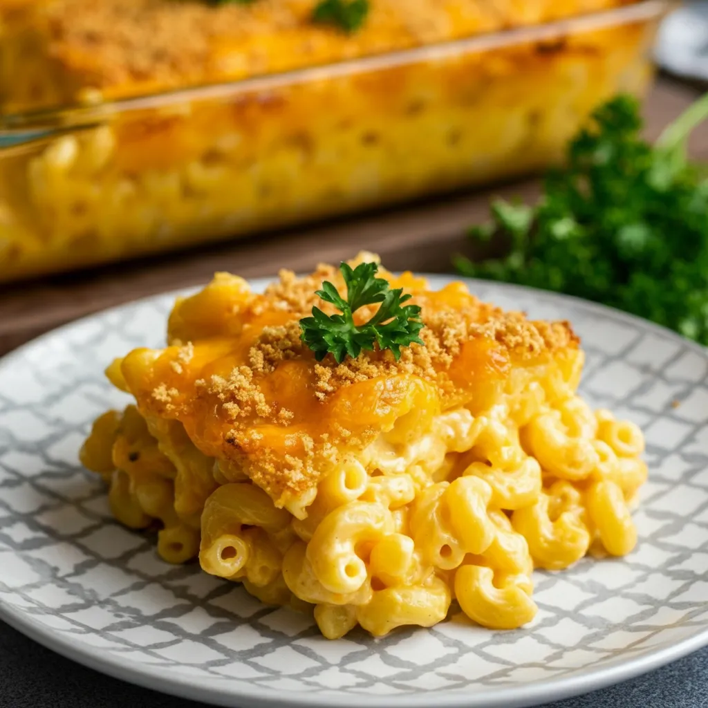 Old Fashioned Baked Macaroni and Cheese