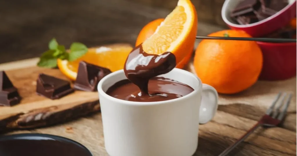 orange chocolate dip