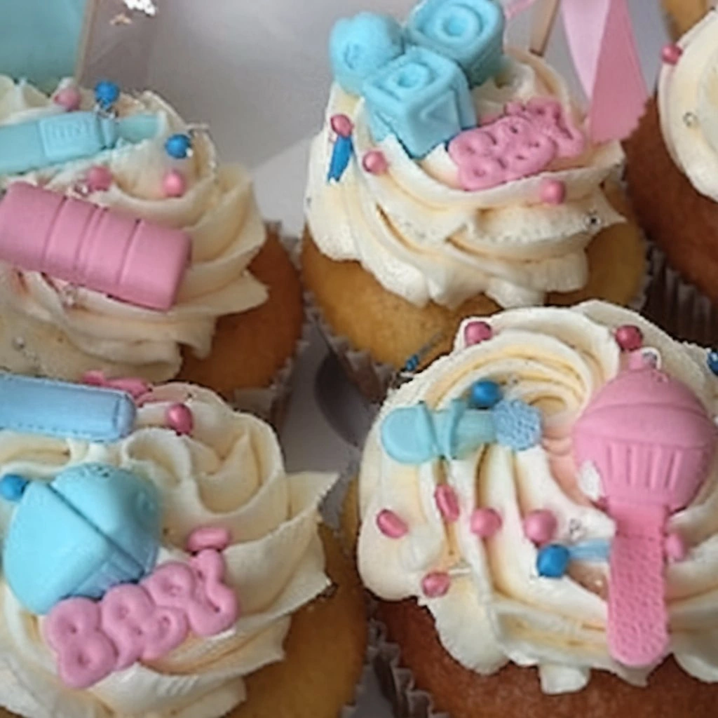 Gender Reveal Cupcakes